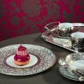 Buffet plate turquoise - Raynaud